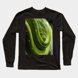 Green Tree Python, Australian Reptile Long Sleeve T-Shirt